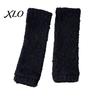 Thick Coral Velvet Footwear Thickened Thermal Knee Sleeve for Women, Winter Warm Fleece Leg Warmers, Breathable Fuzzy High Socks Pads Skiing