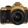 PENTAX Digitale Spiegelreflexkamera K-r Objektiv-Kit Gold/Schwarz 098. Griff Farbe: Schwarz.