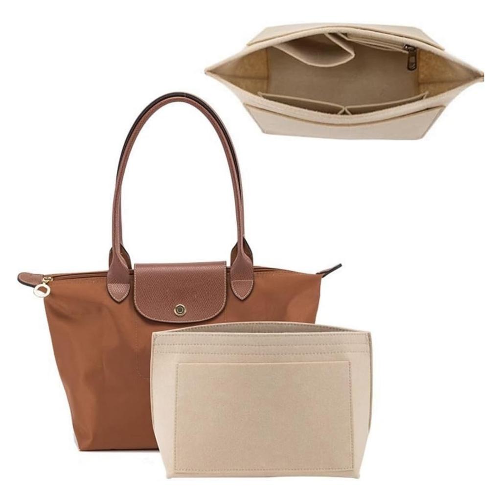 Purse   Insert Felt Makeup Bag Handbag   Large Capacity Purse Bag   Insert for Handbags