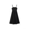 Women's Bow Decor Sleeveless Spaghetti Strap Midi Dress