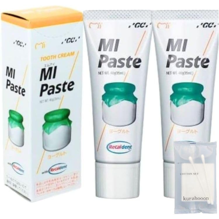 

Курахоон GC MI Paste Йогурт 40г (Набор из 2) с хлопковыми дисками Kurahooon