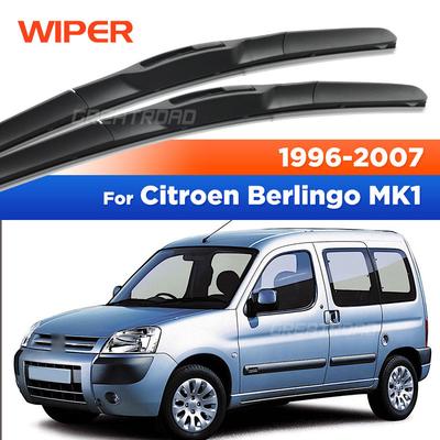 For Citroen Berlingo MK1 1996-2007 2002 2003 2004 2005 2006 Wiper Front Wiper Blades Windshield Windscreen Window Brush 22"+21"