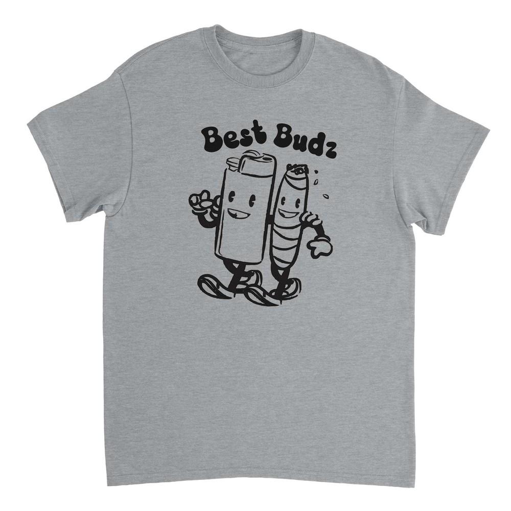 Best Buds Heavyweight Cotton T-Shirt Unisex T-Shirt XXXL