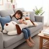 Soft Material Dog Plush Pillow Huggable Design Sleeping Cushion Puppy Sleep Pillow  Sofa Cushion