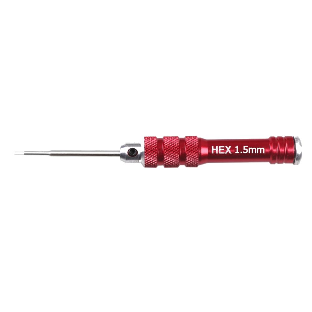 HSS Red Handle Hex Screwdriver Tool Set For RC Helicopter Drone Model Metal Cars Repair Tools 0.9 1.27 1.3 1.5mm Hex Screwdriver