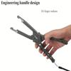 Fishing Pliers with Hook Removal Tool Catfish Gripper High Index Plastic Non Slip Handle and Lanyard Durable Fishing Tool