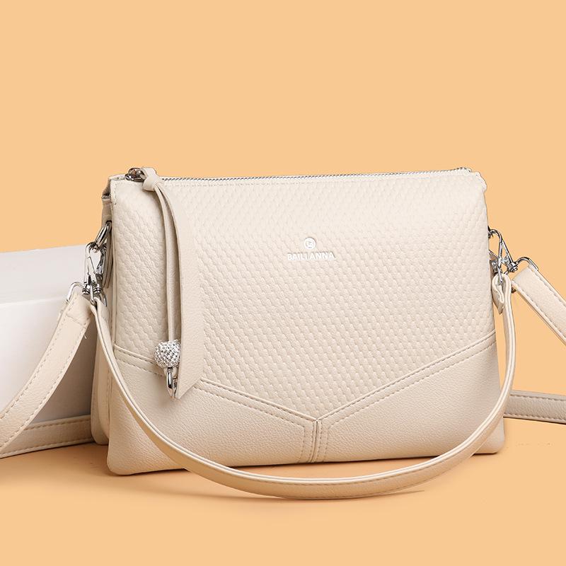 2025 New Women's Large Capacity Soft Leather Crossbody & Shoulder Travel Bag