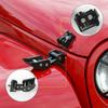 Solid Steel Locking Hood Catch Latche for Jeep Wrangler JK Rubicon Sahara Sport 2007- 2018 Accessories Black Chromium Styling
