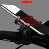 Cykelstyre Telefonhållare Klämma Aluminiumlegering Halkfri för Mountainbike Scooter Crosscyklar Styre Telefonklämmor