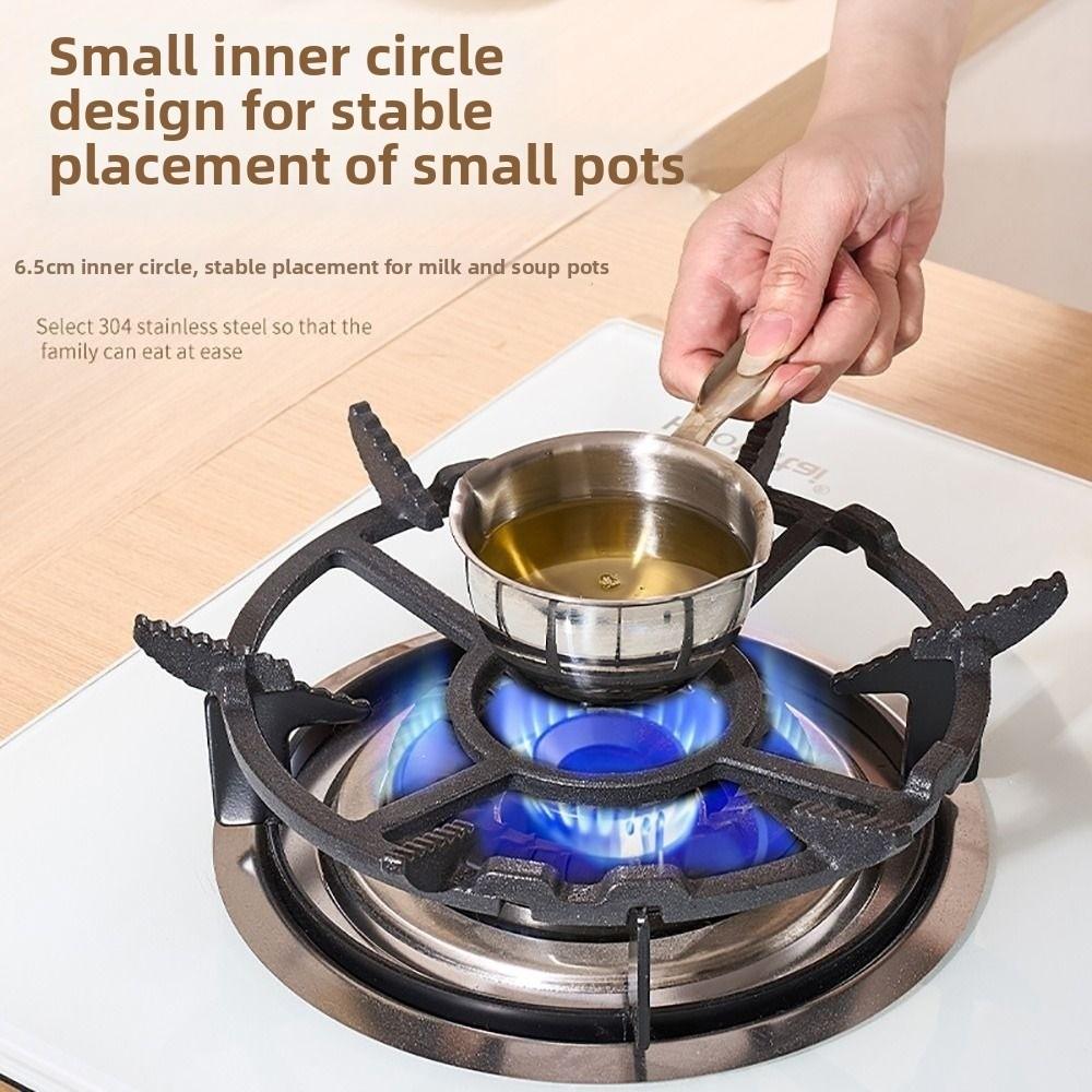 Cast Iron Gas Stove Bracket Anti Slip Stovetop Stand High Quality Wok Support Cooking