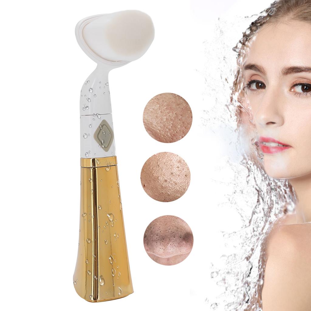 Professional Electric Facial Cleansing Brush Device Household Face Skin Pore CleanerGold