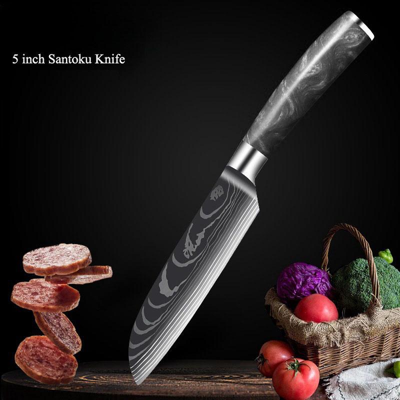 Kitchen Knives Stainless Steel Japanese Chef Knife Slicing Boning Peeling Meat Cutting Sushi Knife High-Quality Cooking Cutter