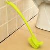 Bathroom Cleaning Brush Toilet Cleaning Brush Plastic Toilet Brush Scrubber Curved Clean Side Bending Handle Corner Brush New