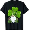 LOVE Gnomes Irish Shamrock St Patricks Day T-Shirt