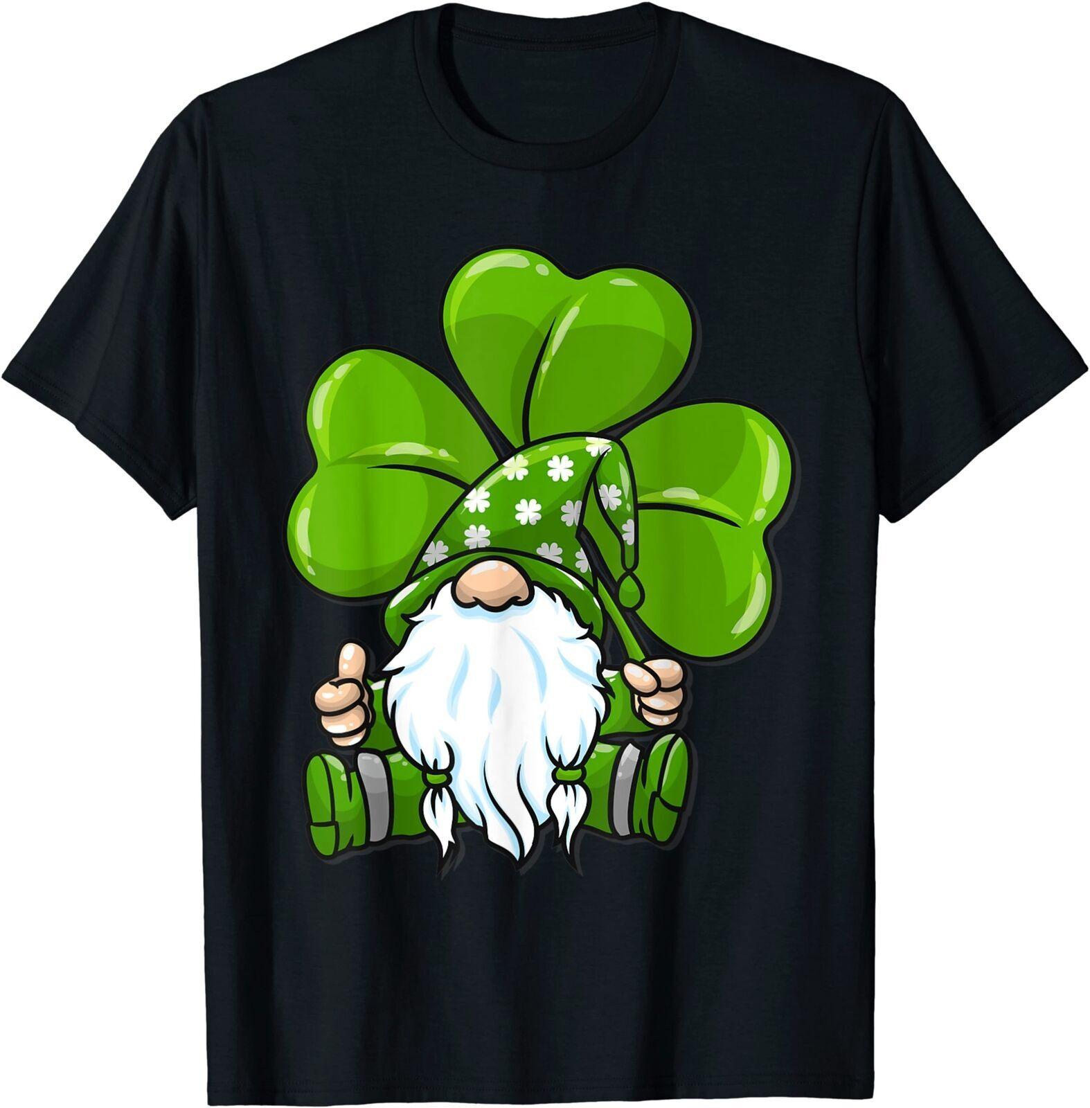 LOVE Gnomes Irish Shamrock St Patricks Day T-Shirt XXXXL