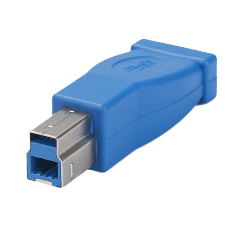 USB B3.0 Male To Type C Female Converters for Fast Data Transmission Charging for Printer and External Hard Disks