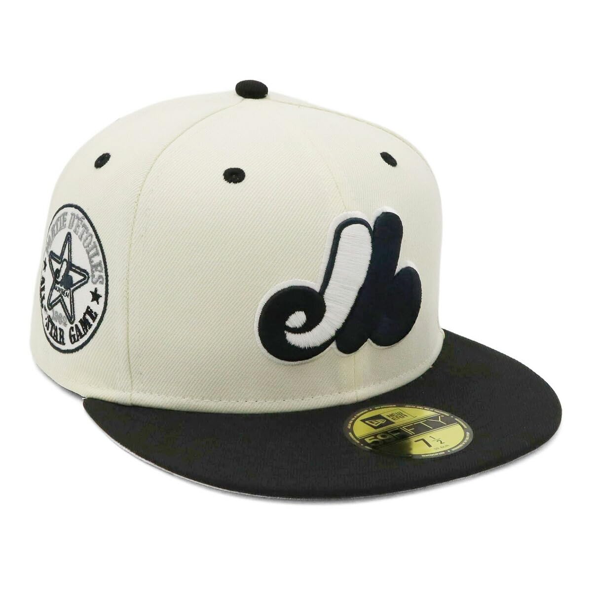 

New Era 59FIFTY Cap MLB Montreal MON 8 Side Under Exclusive to and 5950 Side Straight Flat Popular for Spring and Summer (70822339, NER35C8886) Expos,