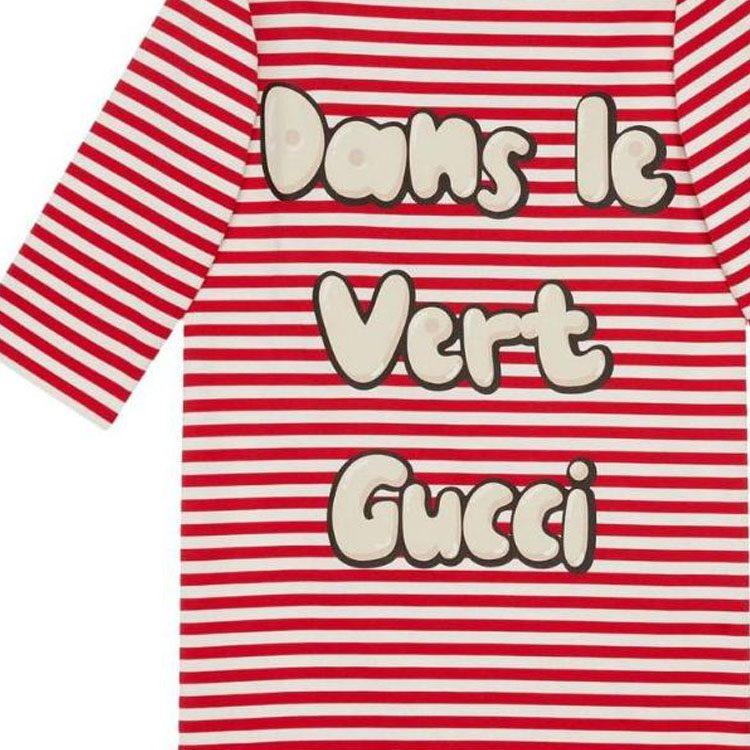 Gucci SS23 Long Sleeved Dress Women's Red 727980-XJE7O-6176