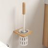 Toilet brush household no dead angle toilet brush set wall mounted toilet storage rack  bathroom accessories  cleaning
