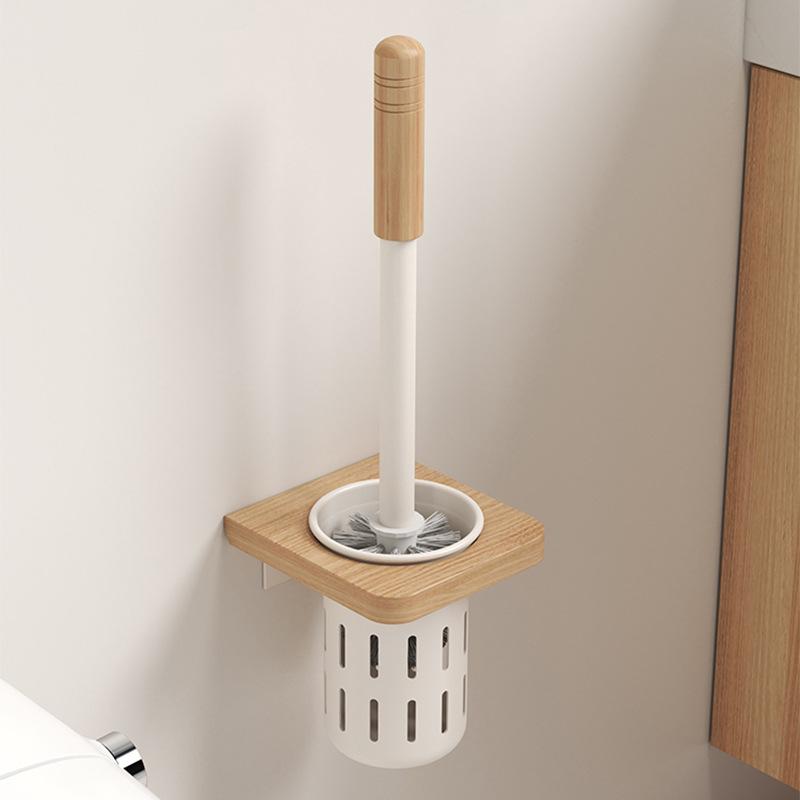 Toilet brush household no dead angle toilet brush set wall mounted toilet storage rack bathroom accessories cleaning