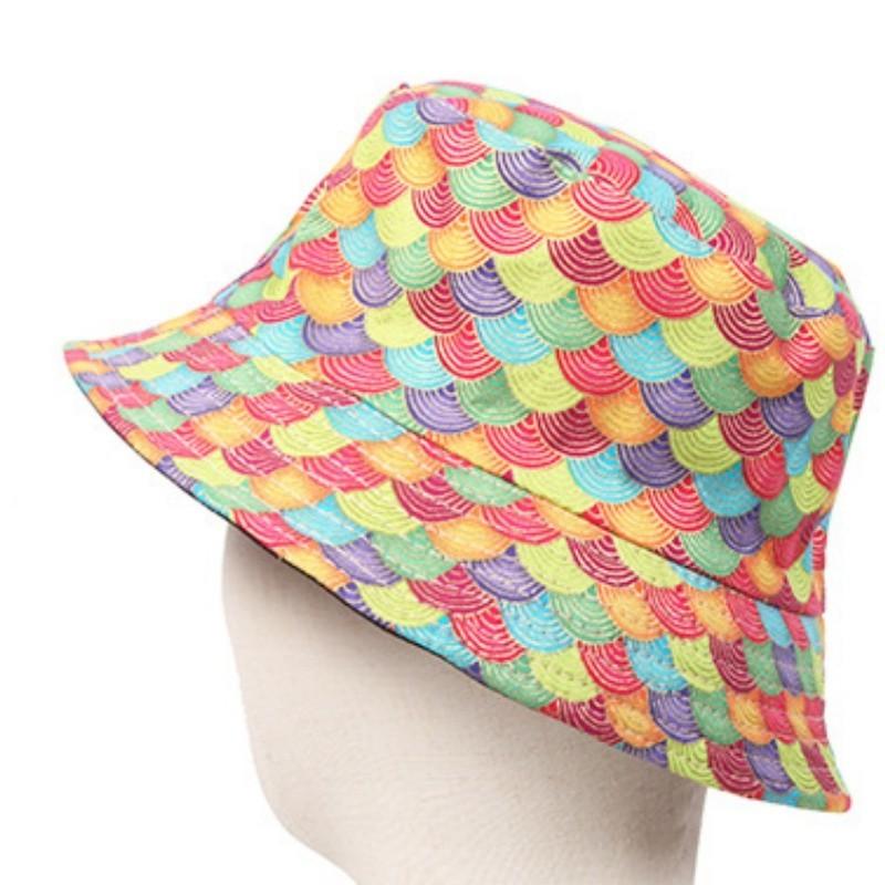 Fashionable Creative Gold-stamped Seashell Fisherman Hat Sunshade Sun Hat Outdoor Sun Hat