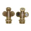 1/2" Misting Nozzle Brass Atomizing Spray Fitting Nebulizer Hose Connector Water Sprinklers Heads Adjustable Garden Irrigation