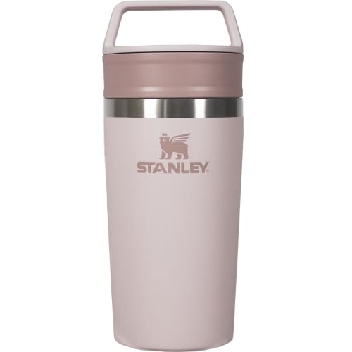 STANLEY Cafe To Go Vacuum Mug, 0.35L, Rose Quartz, Insulated, Stainless Steel Mug, Tumbler, Coffee, Gift, Dishwasher Safe, Warranty (Authentic Japanes
