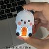 3 Voice Messages Bubu Dudu Voice Toys Cute Design Night Light New Bubu Dudu Keychain