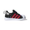 Adidas Originals SUPERSTAR 360 Superstar Collection 360 I Breathable Low top Toddler Shoes Black Red Infant And Toddler FV3435