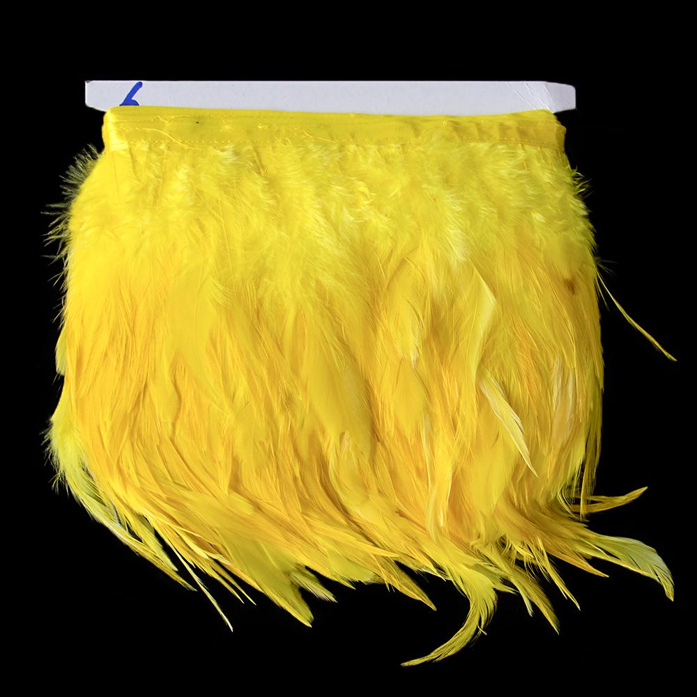 1Meter White Feathers Trims Dress Cloth Sewing Crafts Rooster Saddle Feather Ribbon Fringe Wedding Party Decoration Plumes