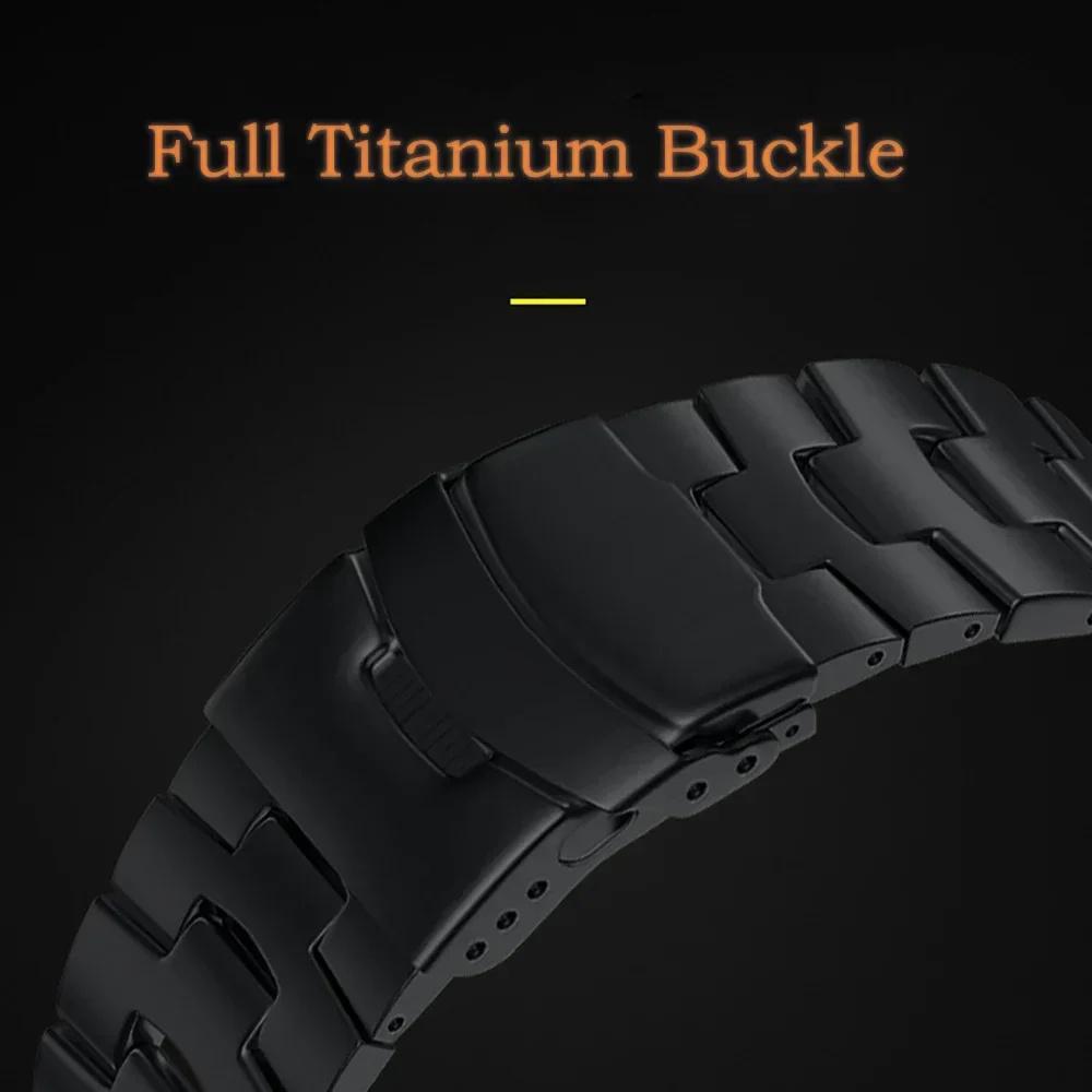 Wrist Band for Samsung Galaxy Watch8 44mm/40mm/Watch8 Classic 46mm Oracle Bone Shape Titanium Alloy Watch Strap