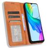 Für vivo Y28s 5G/T3 Lite 5G/Y03/Y18 4G/Y18e 4G Hülle Brieftasche Magnetverschluss Leder Retro Handyhülle