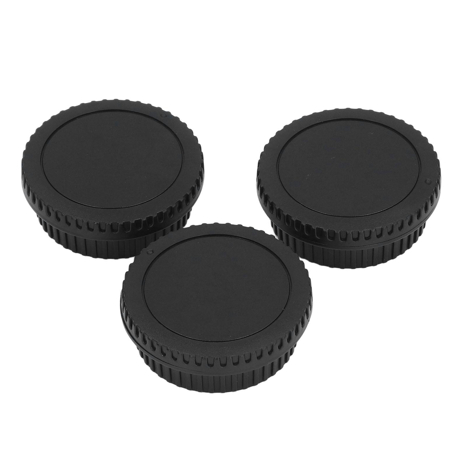 

3 комплекта крышек для объектива камеры профессиональные пылезащитные защитные крышки для передней части корпуса крышка для задней линзы для