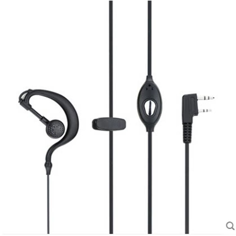 Factory Direct Intercom Headset Cable Universal in-Ear Soft Ear Hanging K Head Headphone Cable Wholesale