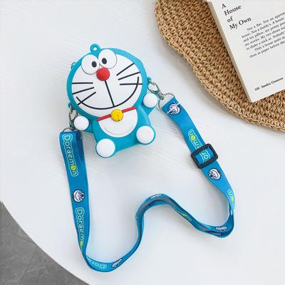 Mickey Mouse New Coin Purse Wallet Minnie Shoulder Messenger Bag Cute Card Bag Cartoon Silicone Storage Bag Fashion