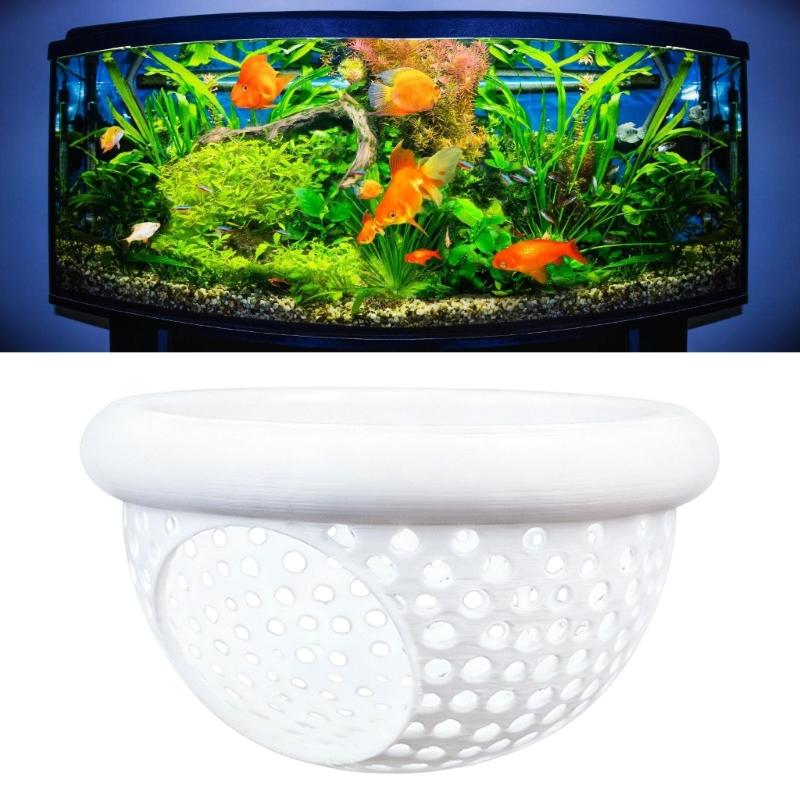 Floating Fish Feeders Rings With Hide Tube Floating Bettas Hide & Shrimp Cave Aquariums Hammocks Feeders & Resting