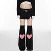 Womens Flared Long Leg Socks Subcultures Leg Warmers Harajuku Punk Boot Socks Fashion Baggy Cuffs Ankle Heap Socks