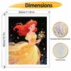 Disney princess oil painting hand painting coloring painting handmade diy home decoration gift