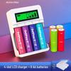 Delipu No. 5 Rechargeable Battery Set for Children's Toy Remote Control - NiMH No. 5 & No. 7 Rechargeable Batteries