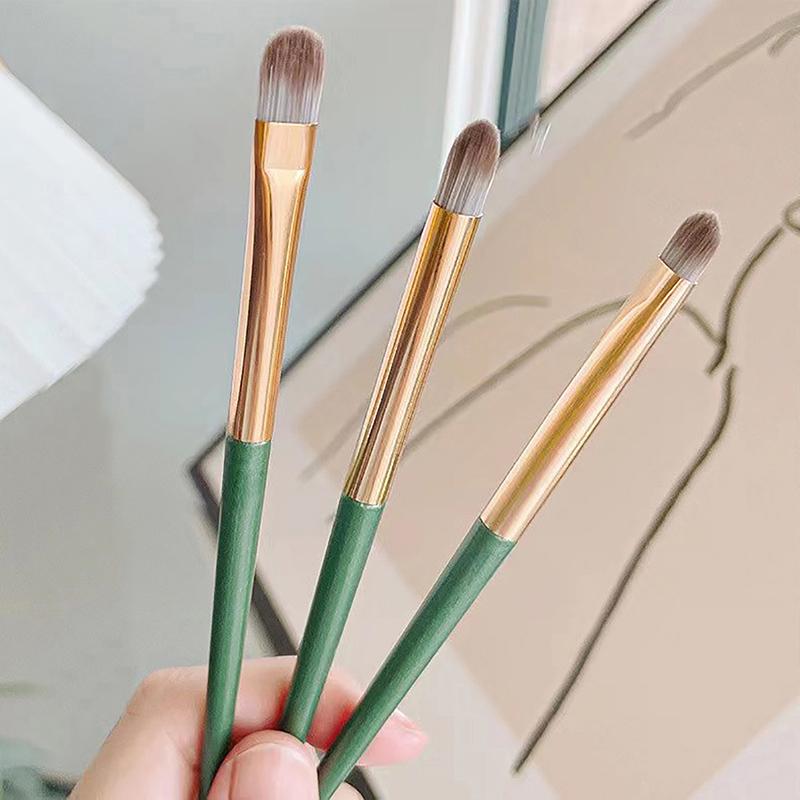 3Pcs Eye Makeup Brushes Set Professional Eyeshadow Blending Make Up Brush Set