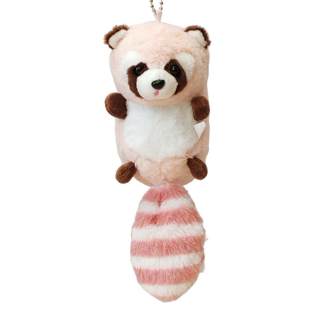 Bolsa de Pelúcia de Guaxinim Fofa Transfronteiriça Pingente de Chaveiro