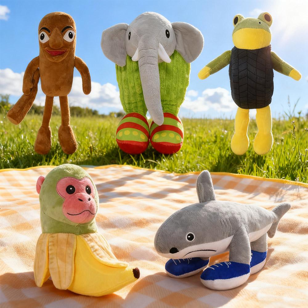Italian Brainrot Inspired Plush Toy Tralalero Tralala Plush Soft Stuffed Meme Dolls for Collectors, Aesthetic Décor & Funny