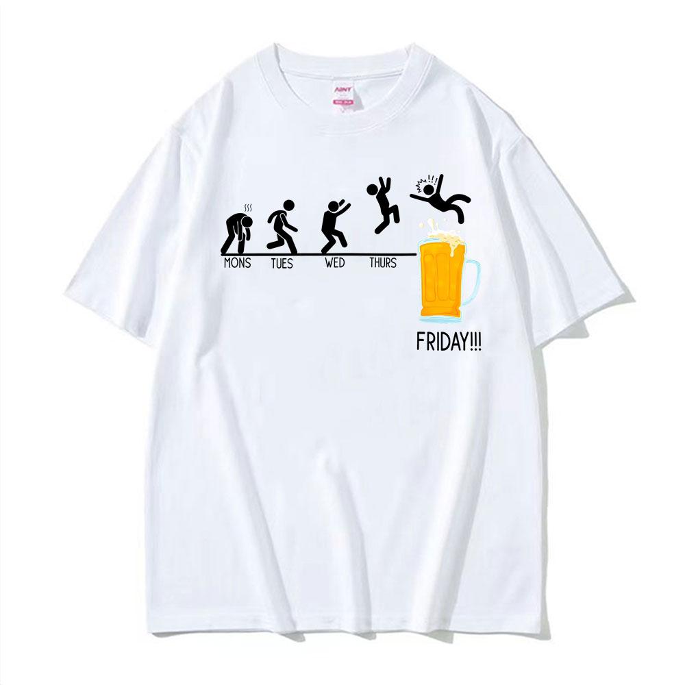 Funny Beer Week For Beer Lovers Graphic T Shirt Summer Unisex Unisex Clothing Retro Tees Fashion Oversized Casual Tshirt Streetwear