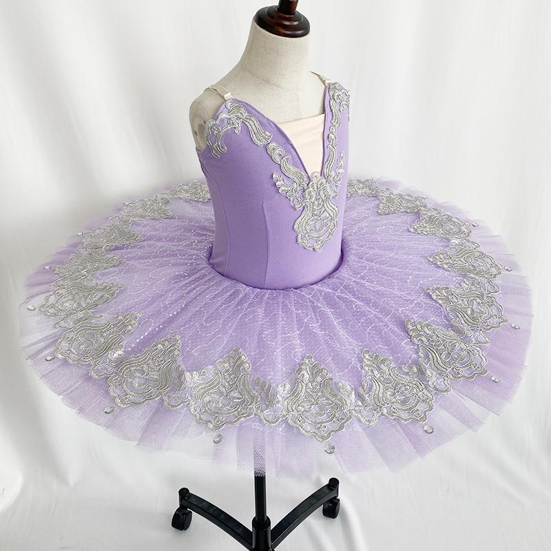 Fusta de balet pentru fete Tutu de balet profesionist Margini cu volane Rochie de balet clasica pentru fete si femei Performance