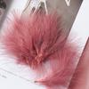 50Pcs Feather Turkey Hair Vascular Fleece, Dream Catcher Diy Corsage Earrings Headgear Hair Accessories Color Pendant Decorative Materials