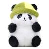 Charming Short Plush Panda Pendant Cute Hat Stuffed Animal Keychain For Kids