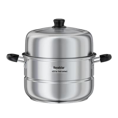 Stainless Steel Double-Layer Steamer Pot