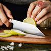 Grandsharp 3 Layer Composite ZDP-189 Steel 5.5 Inch Bunka Knife Chef Knife Mkuruti Wood Handle 420J2 Stainless Steel Cutter