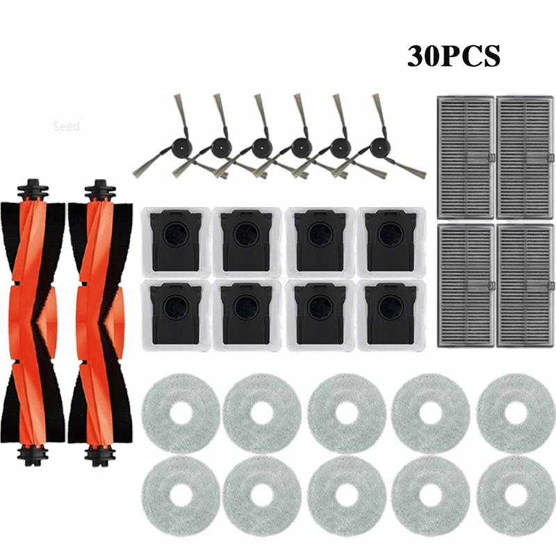 Dreame L40 Ultra / X40 Ultra Robot Vacuum Accessories Dust Bags Mop Main Side Brushes Cloths HEPA Filters Spare Parts