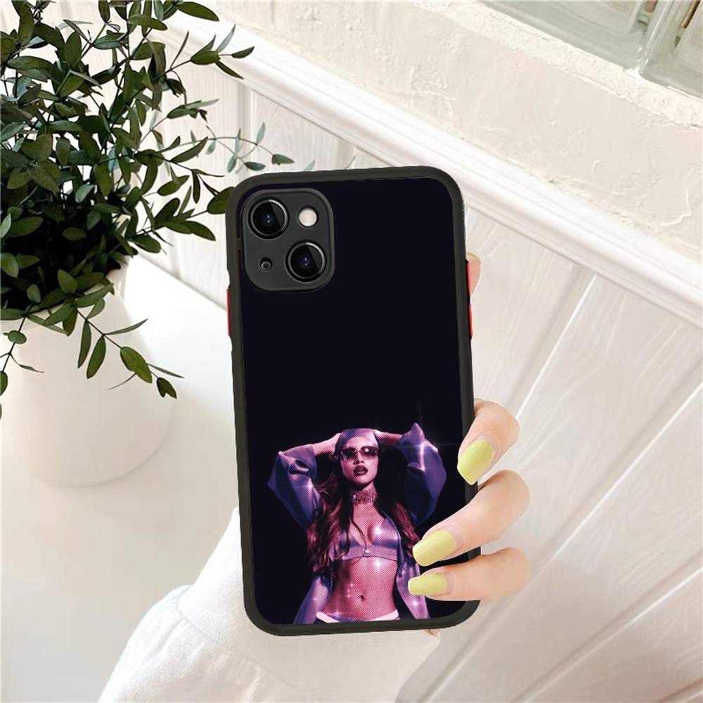 Emilia Mernes Mp3 Phone Case for iPhone 14 11 12 13 Mini Pro Max 8 7 Plus X XR XS MAX Translucent Matte Cover